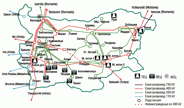 bulgaria map