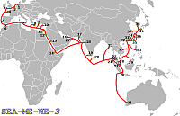 SEA-ME-WE-3-Route
